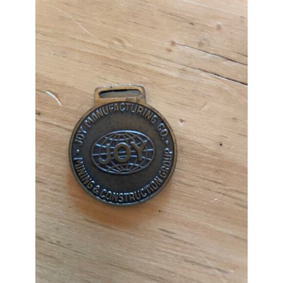 VTG Joy Manufacturing Co. Mining & Construction Group Ram Track Drill watch Fob - Picture 2 of 2